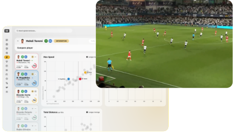 Video and data synergy — dashboard and match video